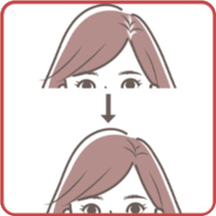 髪
