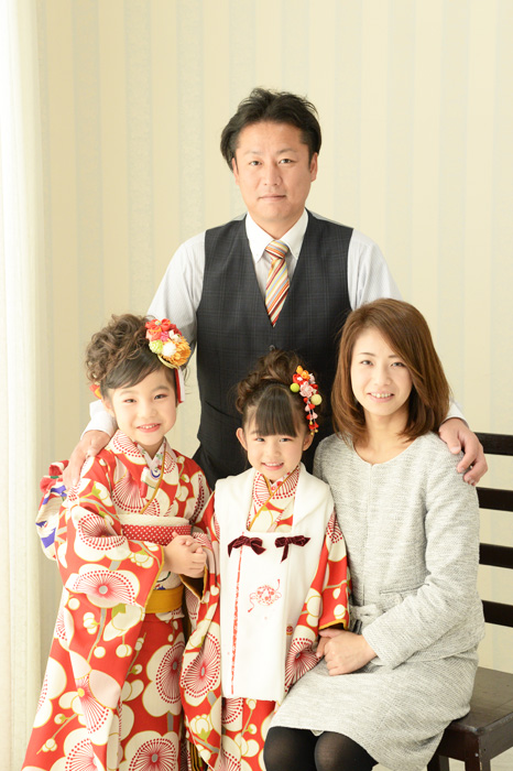 七五三家族写真フォトギャラリー 和装 洋装家族撮影ならフォトスタジオ小野写真館へ